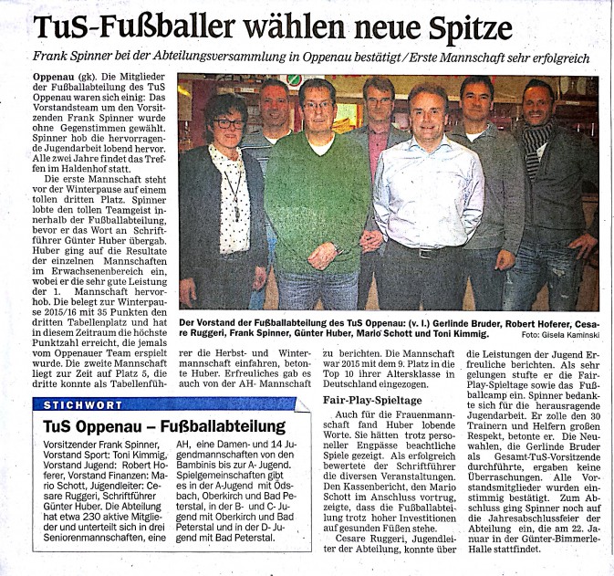 tust Hauptversammlung