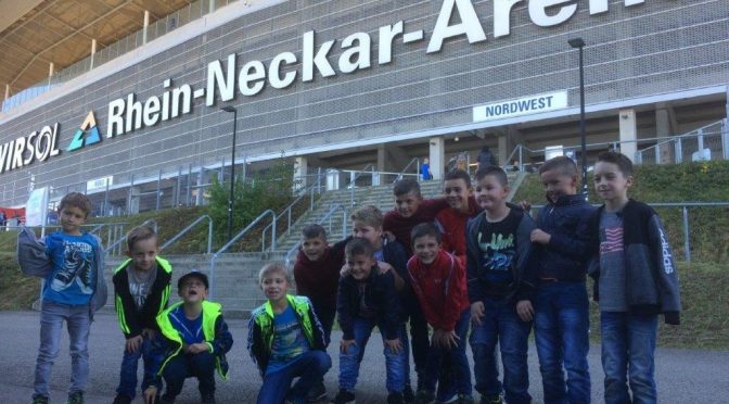 TuS Bambinis + F- Junioren beim Bundesligaspiel in Hoffenheim