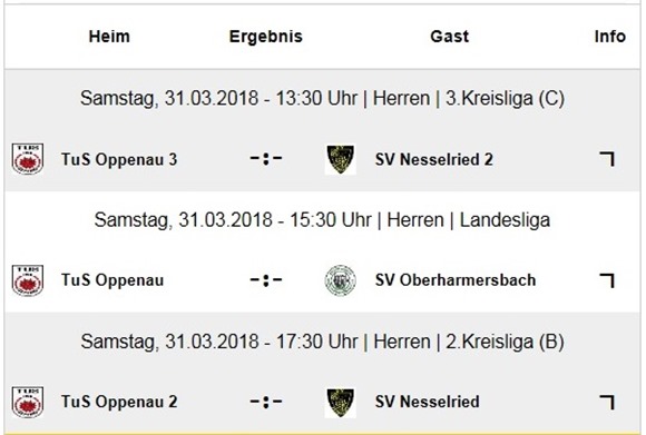 Heimspiele