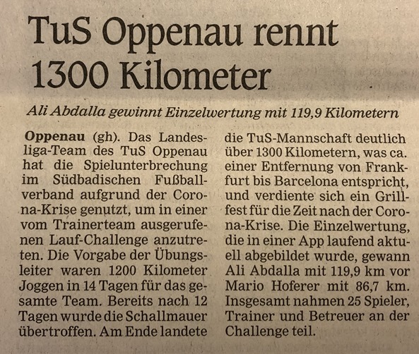 Trainingslauf