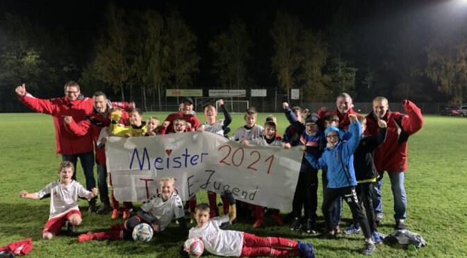 E Jugend ist Meister