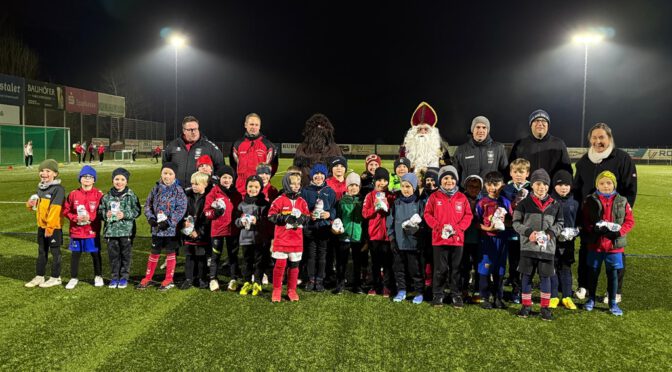 Nikolaus-Besuch bei den Bambini und F-Junioren