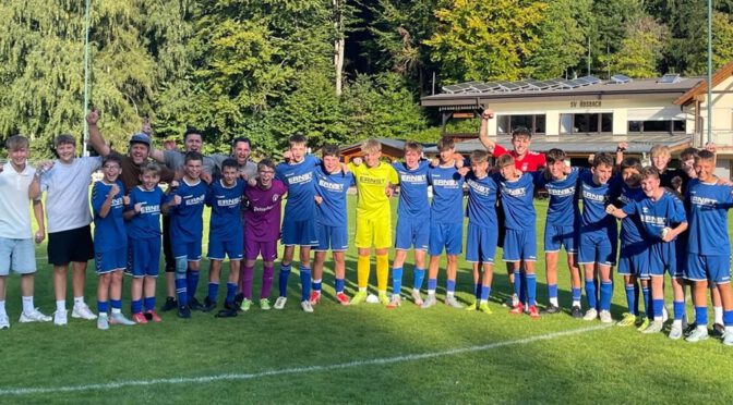 C-Junioren gewinnen erstes Spiel in der Landesliga