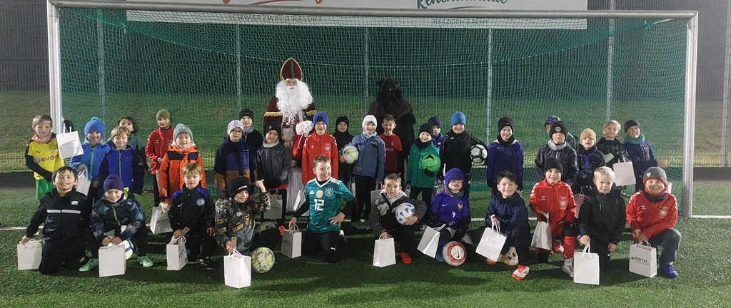 Besuch vom Nikolaus auf dem Haldenhof