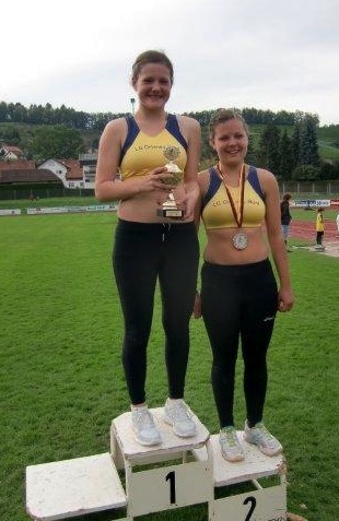 1. Platz Kreispokal U16 Carmen Huber