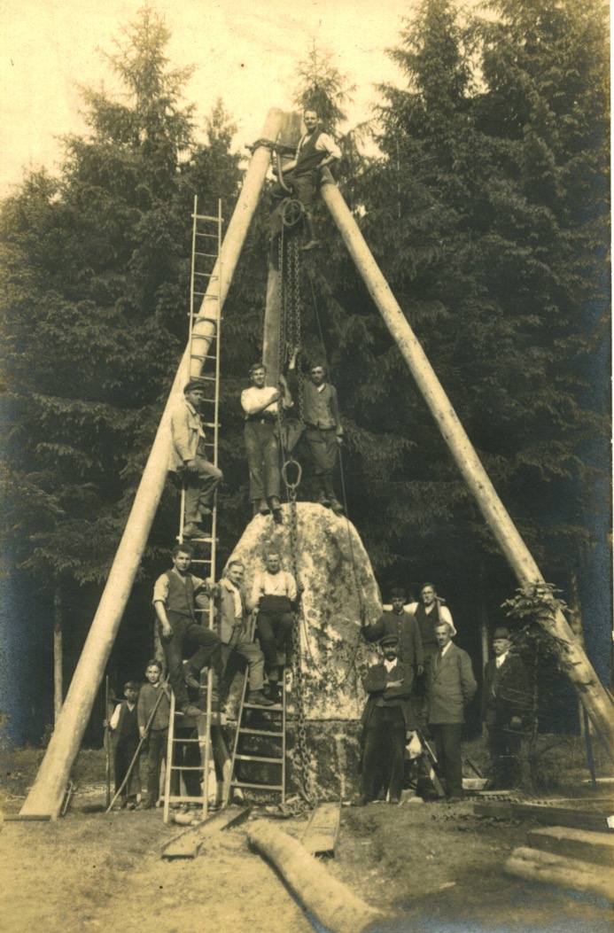 Aufstellung im Stadtpark